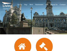 Tablet Screenshot of livingcorporation.com
